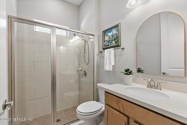 529 Crosswater Lake Dr, Ponte Vedra, FL 32081 - full bath with toilet, vanity, and a shower stall