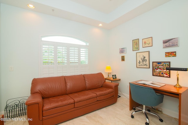 4300 S Beach Pkwy Unit 4306, Jacksonville Beach, FL 32250 - office space with baseboards and recessed lighting