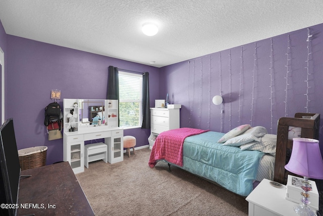 137 Codman Dr, Saint Augustine, FL 32084 - carpeted bedroom with a textured ceiling