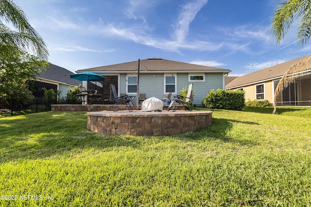 497 Convex Ln, Saint Augustine, FL 32095 - rear view of property with a patio