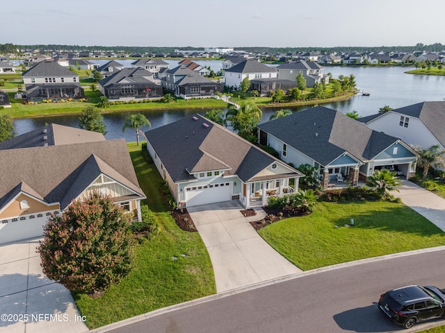 497 Convex Ln, Saint Augustine, FL 32095 - aerial perspective of suburban area with a nearby body of water