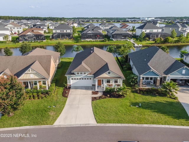 497 Convex Ln, Saint Augustine, FL 32095 - aerial view of residential area featuring a large body of water
