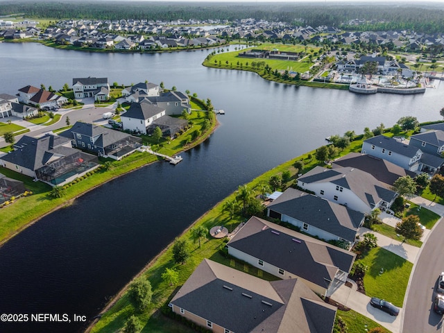 497 Convex Ln, Saint Augustine, FL 32095 - aerial perspective of suburban area with a large body of water
