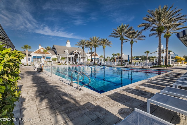 497 Convex Ln, Saint Augustine, FL 32095 - community pool with a patio area