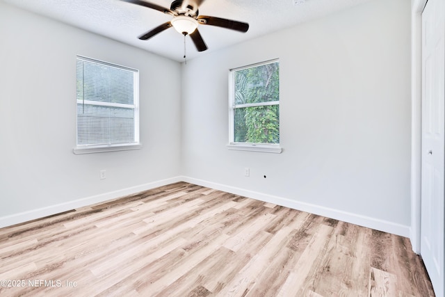 159 Twine St, Saint Augustine, FL 32084 - spare room featuring wood finished floors, baseboards, and ceiling fan
