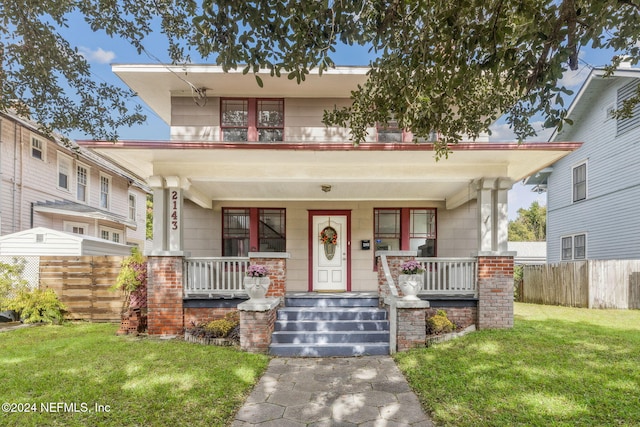 2143 Myra St, Jacksonville, FL 32204 - american foursquare style home with covered porch