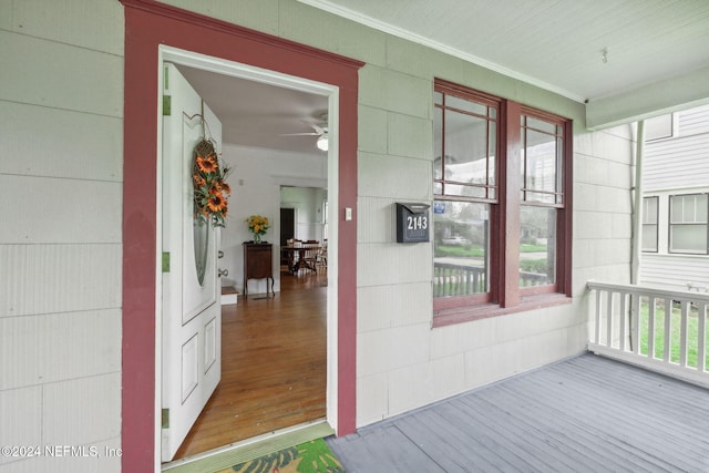 2143 Myra St, Jacksonville, FL 32204 - wooden terrace with covered porch