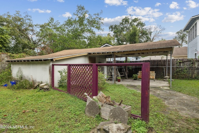 2143 Myra St, Jacksonville, FL 32204 - view of yard featuring a patio