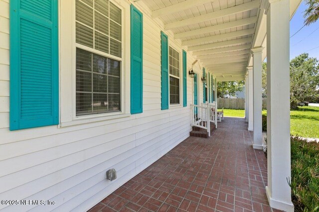 3060 Lewis Speedway, Saint Augustine, FL 32084 - view of covered porch