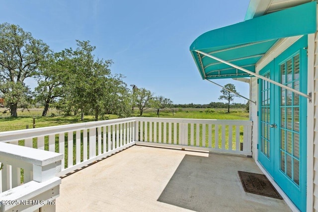 3060 Lewis Speedway, Saint Augustine, FL 32084 - view of patio with french doors