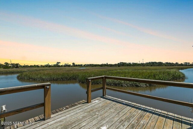 3060 Lewis Speedway, Saint Augustine, FL 32084 - dock with a water view and a rural view