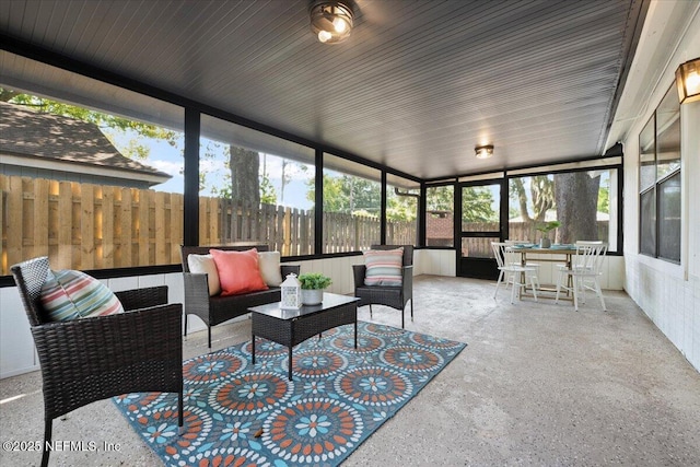 2767 Laten Ln, Jacksonville, FL 32216 - sunroom featuring an outdoor hangout area and outdoor dining area