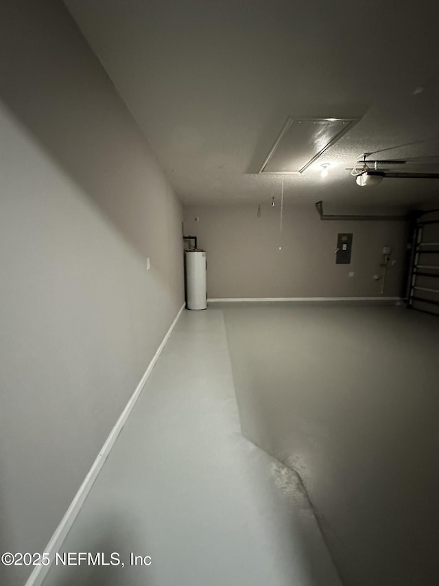 1456 Greenway Pl, Fleming Island, FL 32003 - garage with electric panel and baseboards
