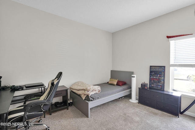 328 Clarys Run, Saint Augustine, FL 32092 - bedroom featuring light carpet, an office area, and baseboards