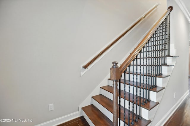 194 Magnolia Creek Walk, Ponte Vedra, FL 32081 - stairs featuring baseboards and wood finished floors
