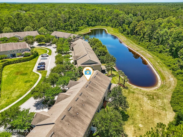 194 Magnolia Creek Walk, Ponte Vedra, FL 32081 - drone / aerial view of a forest and a large body of water