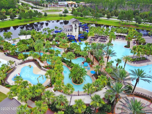 194 Magnolia Creek Walk, Ponte Vedra, FL 32081 - drone / aerial view of a pool area and a nearby body of water