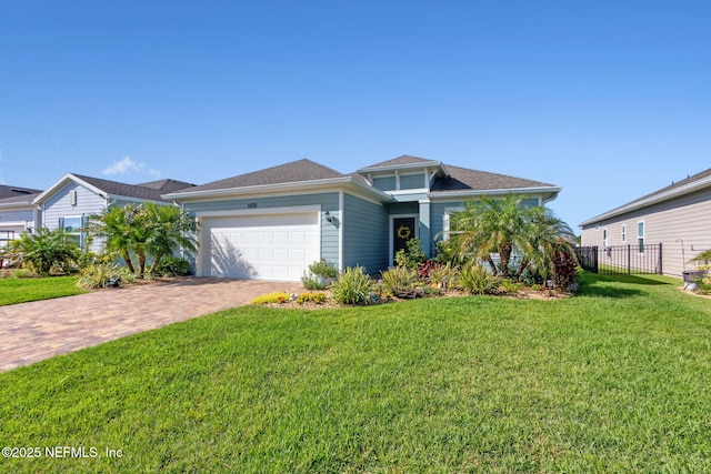 267 Ash Breeze Cv, Saint Augustine, FL 32095 - view of front of house featuring decorative driveway and an attached garage