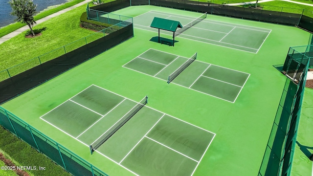 267 Ash Breeze Cv, Saint Augustine, FL 32095 - view of tennis court with a water view