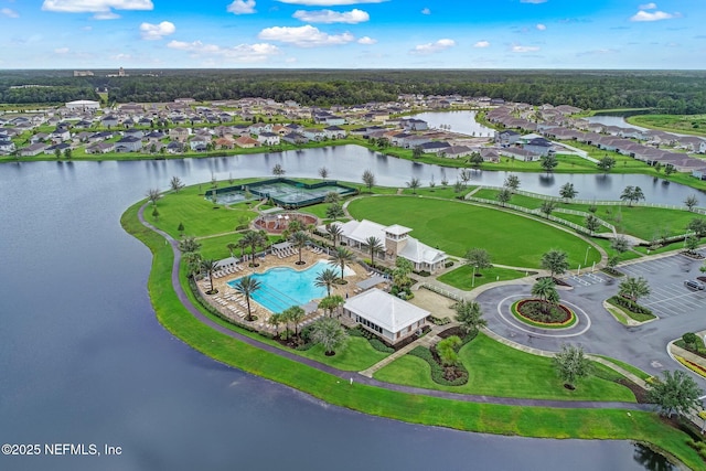 267 Ash Breeze Cv, Saint Augustine, FL 32095 - aerial view of residential area featuring a large body of water and a pool
