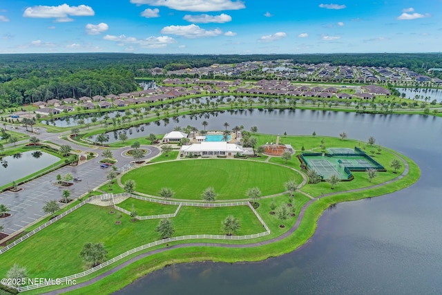 267 Ash Breeze Cv, Saint Augustine, FL 32095 - aerial perspective of suburban area with a large body of water