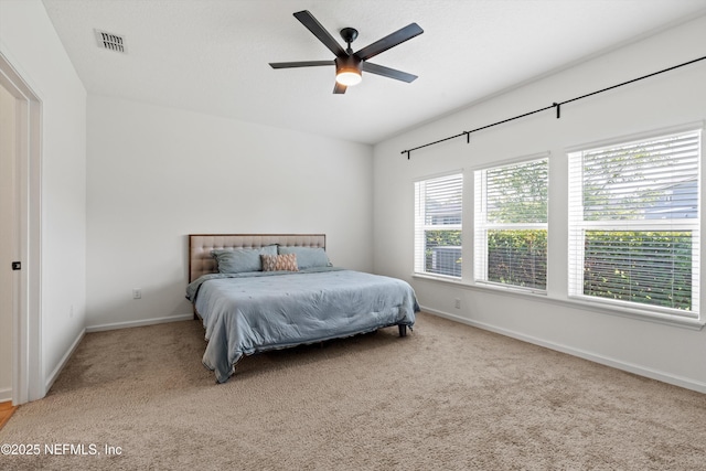 32 Mosaic Park Ave, Saint Augustine, FL 32092 - bedroom featuring light carpet, baseboards, and a ceiling fan