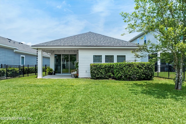 32 Mosaic Park Ave, Saint Augustine, FL 32092 - back of house featuring a patio and roof with shingles