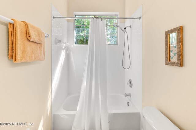 1460 Atlantic Breeze Way, Ponte Vedra Beach, FL 32082 - full bath with shower / bath combo with shower curtain and toilet