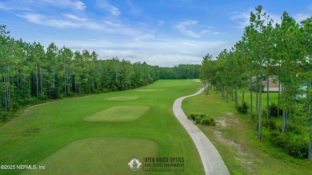 1098 Spanish Bay Ct, Orange Park, FL 32065 - surrounding community with golf course view and a view of trees