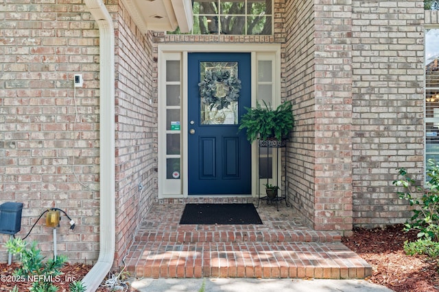 595 Glasgow Ct, Orange Park, FL 32073 - property entrance with brick siding
