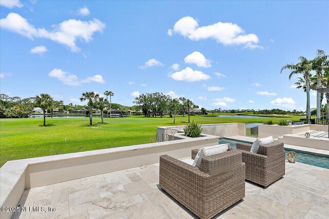 57 Village Walk Dr, Ponte Vedra Beach, FL 32082 - view of patio featuring a water view
