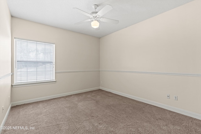 100 Bermuda Bay Cir Unit 104, Ponte Vedra Beach, FL 32082 - empty room with carpet floors, baseboards, and a ceiling fan