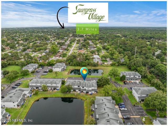 15 Ponte Vedra Ct Unit C, Ponte Vedra Beach, FL 32082 - aerial perspective of suburban area with a nearby body of water
