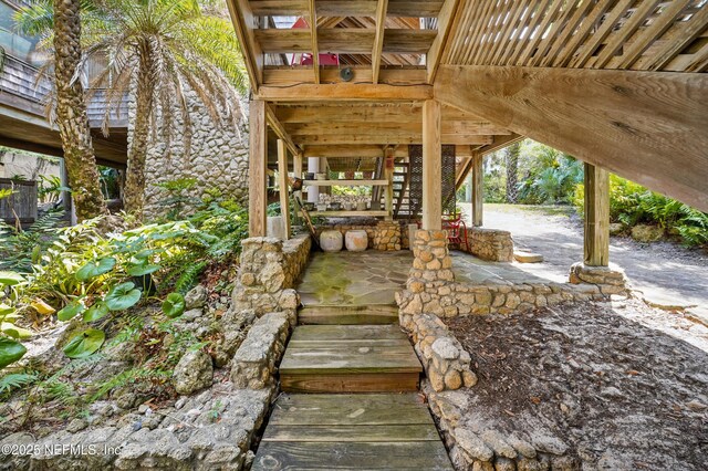 1927 Beachside Ct, Atlantic Beach, FL 32233 - view of patio