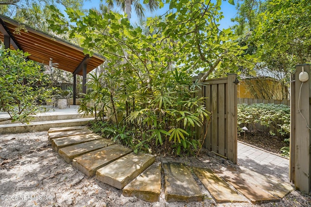 1927 Beachside Ct, Atlantic Beach, FL 32233 - view of yard with a patio