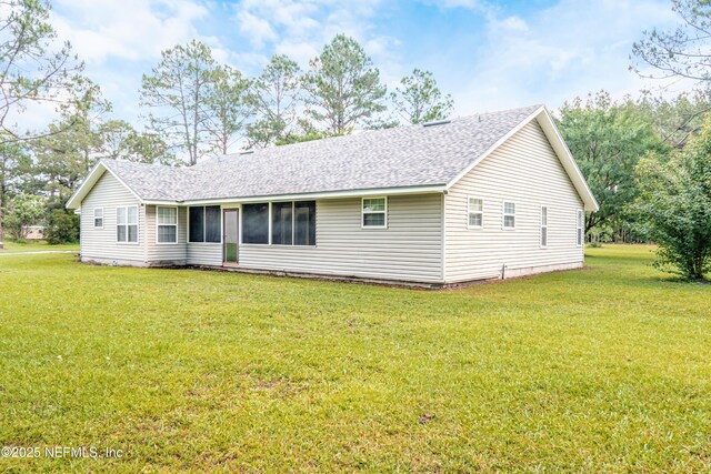 6645 Elvin Starling Rd, Macclenny, FL 32063 - single story home with a front lawn and a shingled roof