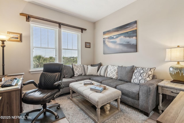 2695 Morning Light Ct, Flagler Beach, FL 32136 - office area with wood finished floors