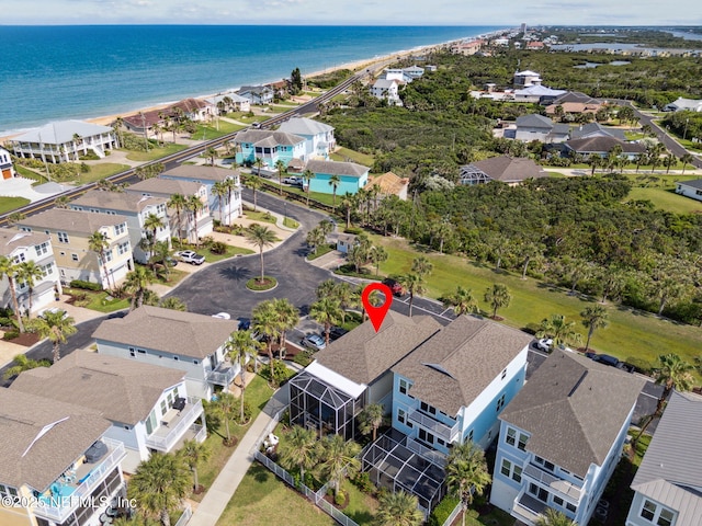 2695 Morning Light Ct, Flagler Beach, FL 32136 - aerial perspective of suburban area featuring a large body of water