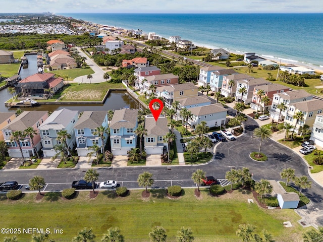 2695 Morning Light Ct, Flagler Beach, FL 32136 - aerial view of property and surrounding area with a nearby body of water and nearby suburban area
