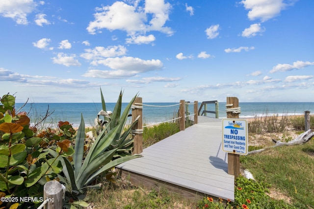 2695 Morning Light Ct, Flagler Beach, FL 32136 - view of property's community featuring view of water and beach