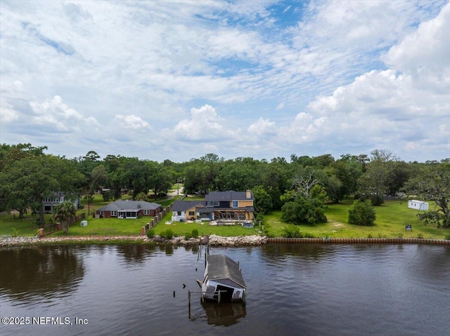 8063 Appian Way, Jacksonville, FL 32208 - water view with a dock