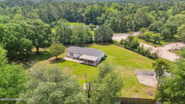 10 Sesame St, Middleburg, FL 32068 - aerial view of property and surrounding area with a forest