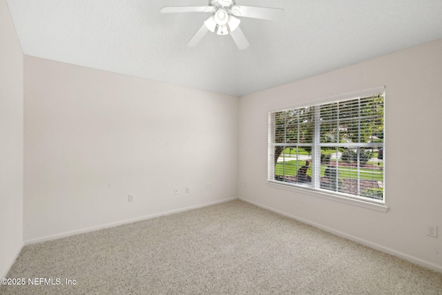 3384 Olympic Dr, Green Cove Springs, FL 32043 - carpeted empty room featuring baseboards and ceiling fan