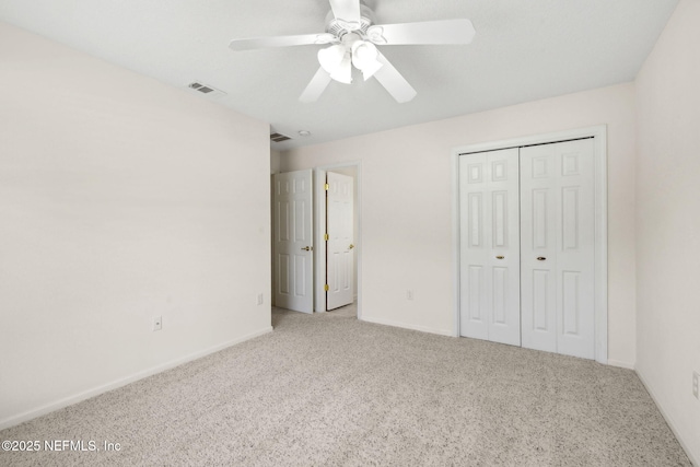 3384 Olympic Dr, Green Cove Springs, FL 32043 - unfurnished bedroom with carpet, baseboards, and a closet