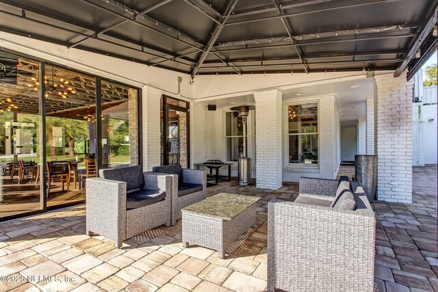 3384 Olympic Dr, Green Cove Springs, FL 32043 - view of patio / terrace with an outdoor hangout area