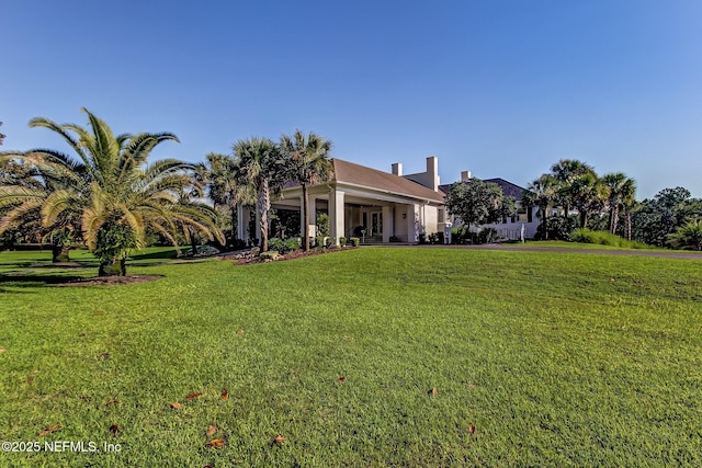 3384 Olympic Dr, Green Cove Springs, FL 32043 - view of front facade with a front yard