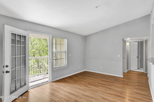 7701 Timberlin Park Blvd Unit 1535, Jacksonville, FL 32256 - unfurnished room featuring baseboards and light wood-style flooring