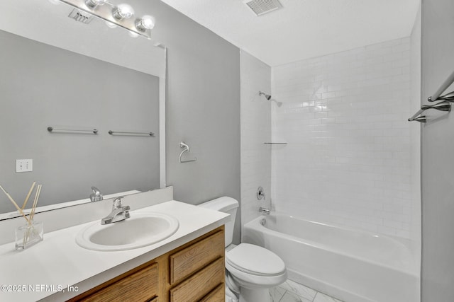 7701 Timberlin Park Blvd Unit 1535, Jacksonville, FL 32256 - bathroom with toilet, vanity, and washtub / shower combination