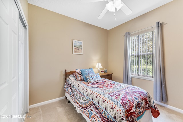 2615 Golden Lake Loop, Saint Augustine, FL 32084 - bedroom with carpet flooring, multiple windows, and a closet