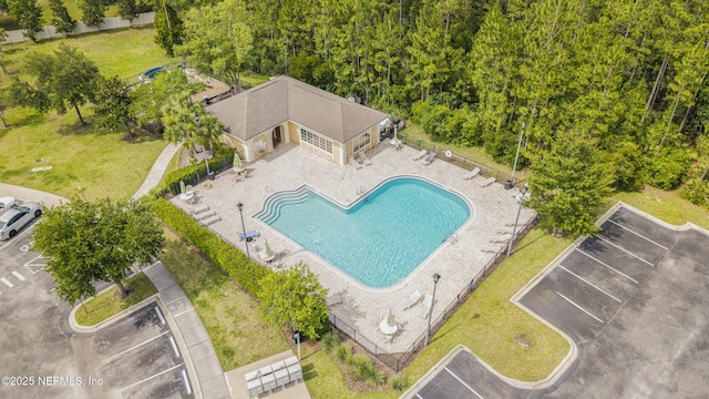 2615 Golden Lake Loop, Saint Augustine, FL 32084 - view from above of property with a pool area